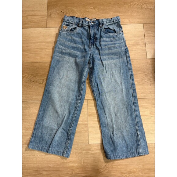Cinch Boy's Regular (16R) Relaxed Fit Wide Leg Jeans Adjustable Waist Western - Picture 1 of 8